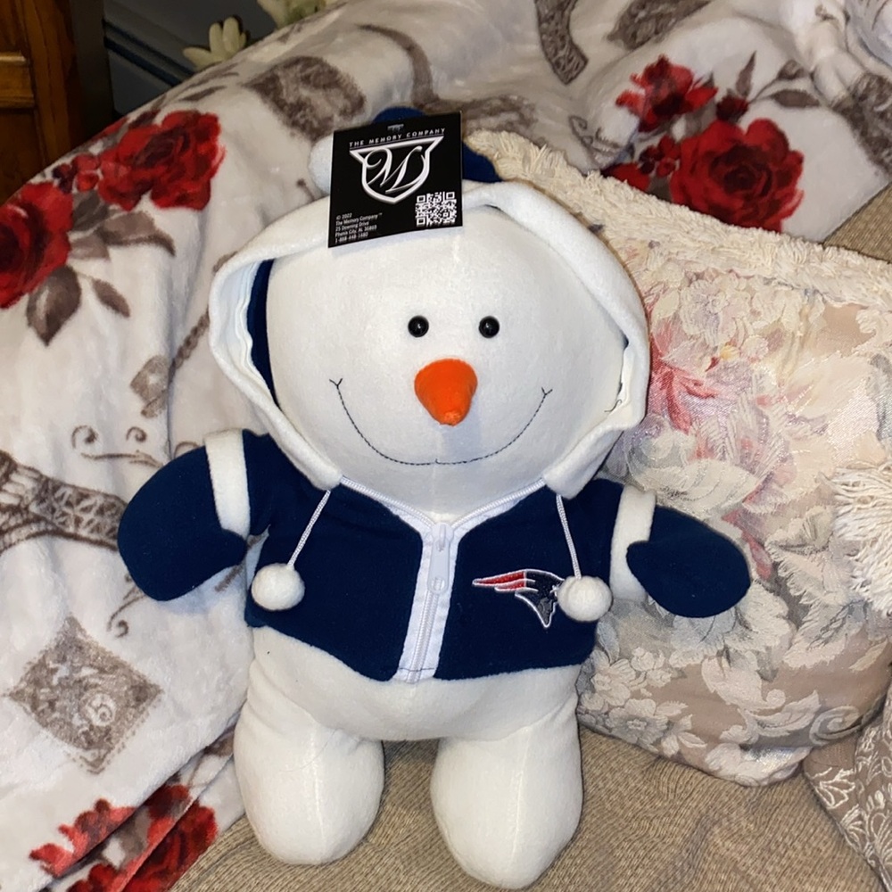 🇺🇸🏈🇺🇸 NWT New England Patriots Snowman Plush